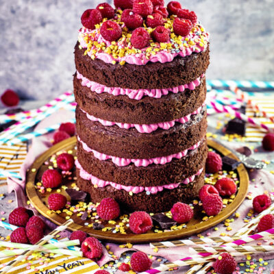 Himbeer-Schokoladen Torte