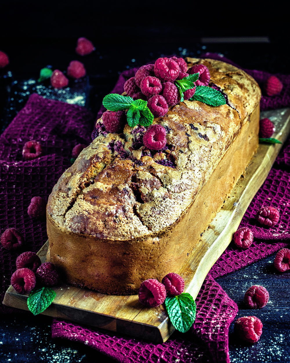 Einfacher Himbeer Ruhrkuchen Punktchens Mama Familienrezept