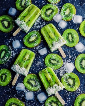 Kiwi-Icepops einfaches Rezept für super fruchtige Icepops