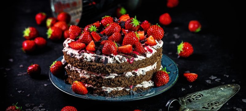 Erdbeer Stracciatella Naked Cake P Nktchens Mama Einfache Rezepte