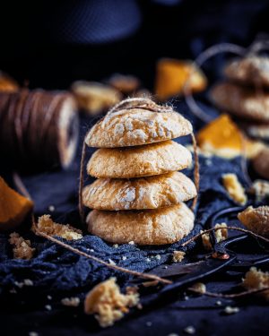 Orangen-Mandel-Kekse einfaches Rezept für Soft-Gebäck mit Orangenlikör