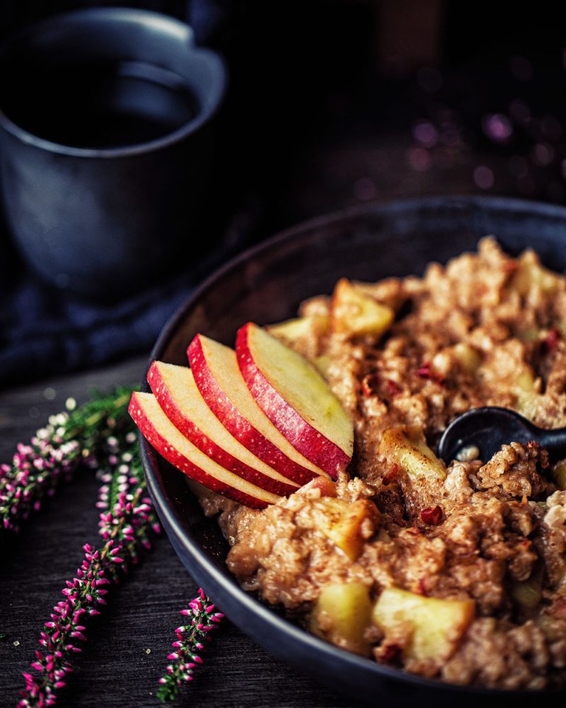 Super einfaches Apfel-Zimt Porridge - Pünktchens Mama - einfache ...