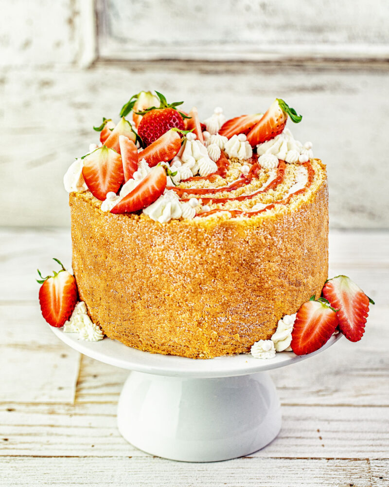 Erdbeer-Wickeltorte - Pünktchens Mama - einfache Rezepte ... Erdbeer-Wickeltorte - Pünktchens Mama - einfache Rezepte ...